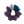 Multicolored scrunchie on a white background