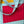 Close-up of a quilt with geometric patterns and a strap