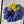 Upcycled Handmade Knit Mini Scrunchie - Colour Block (Navy, Yellow & Greyish Purple)