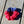 Upcycled Handmade Knit Mini Scrunchie - Colour Block (Pink, Navy & Purple)