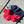 Upcycled Handmade Knit Scrunchie - Colour Block (Pink, Navy & Light Grey)